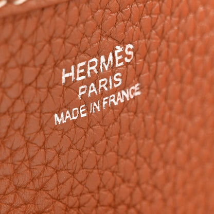 Hermes Taurillon Clemence Evelyne III PM Gold 6 of 14
