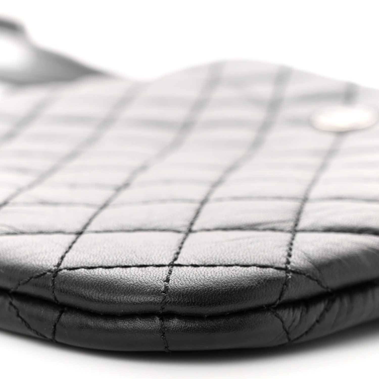 Chanel Aged Calfskin Quilted Crossbody Bag Black 10 of 10