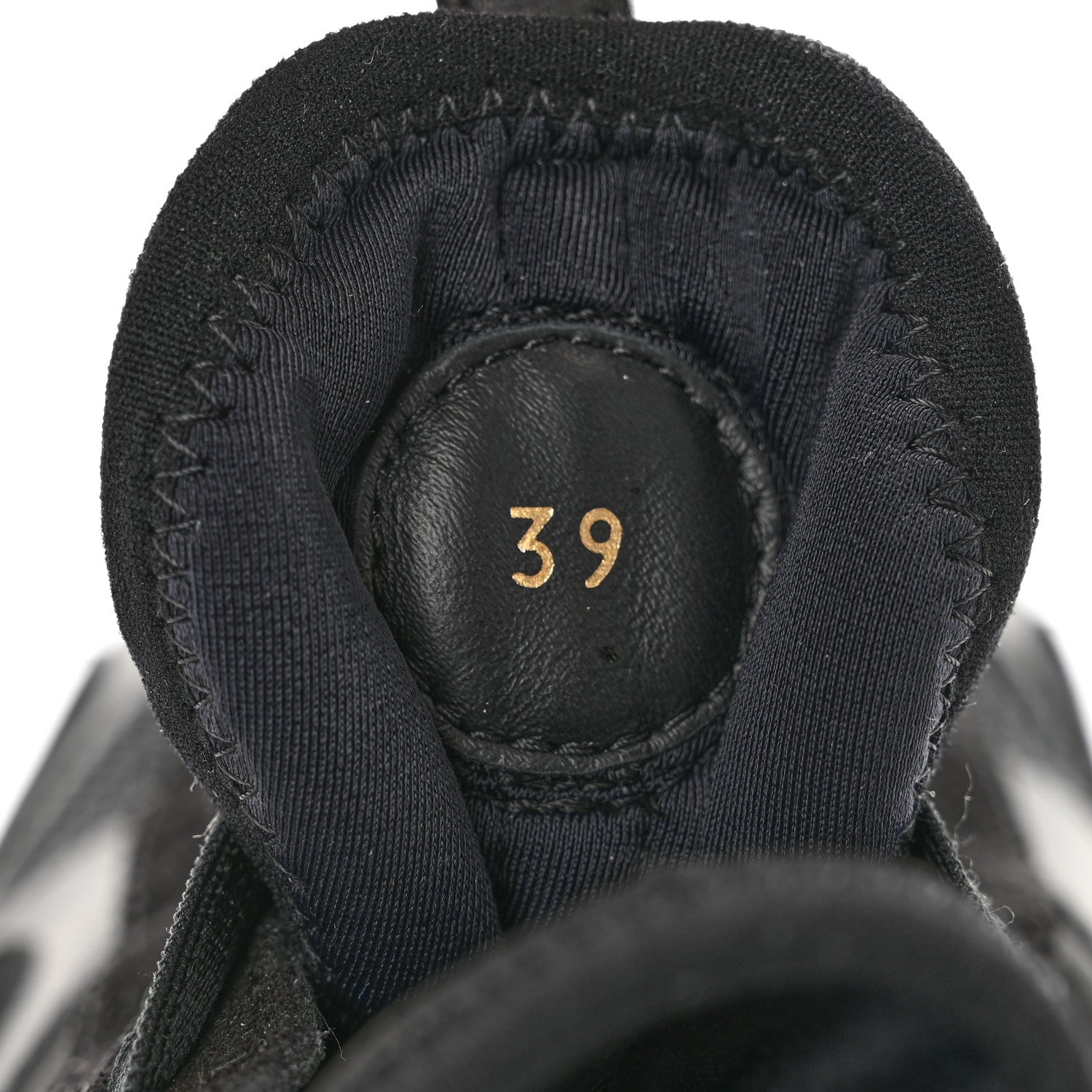Louis Vuitton Calfskin Run Away Sneakers 39 Black 9 of 11
