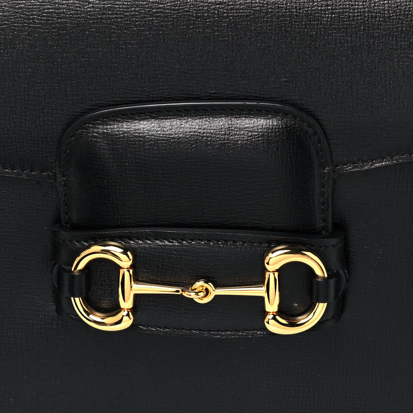 Azalea Calfskin Horsebit 1955 Shoulder Bag Black