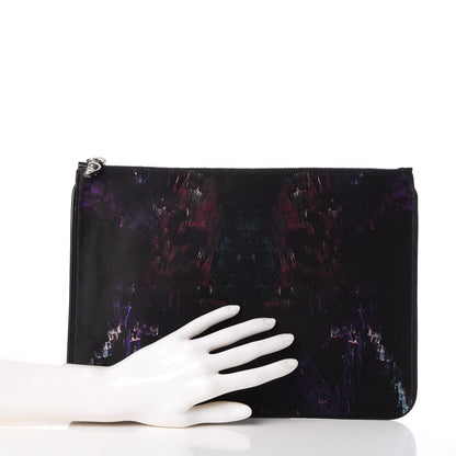 Alexander McQueen Silk Skull Charm Pouch Bag Multi 2 of 7