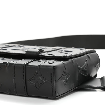 Louis Vuitton Monogram Seal Slingback Trunk Black 9 of 9