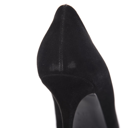 Saint Laurent Suede Calfskin Tribtoo 80 Pumps 39.5 Black 11 of 11
