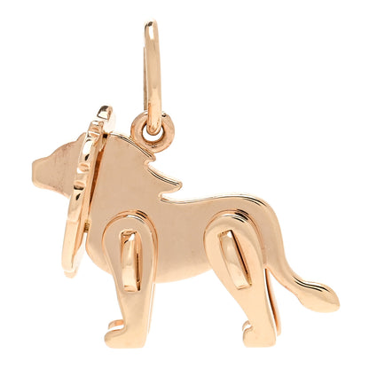 Tiffany 18K Rose Gold Save The Wild Lion Charm 1 of 6