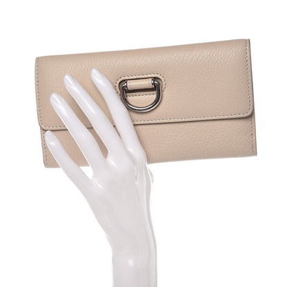 Burberry Grainy Calfskin D-Ring Continental Wallet Stone 2 of 6