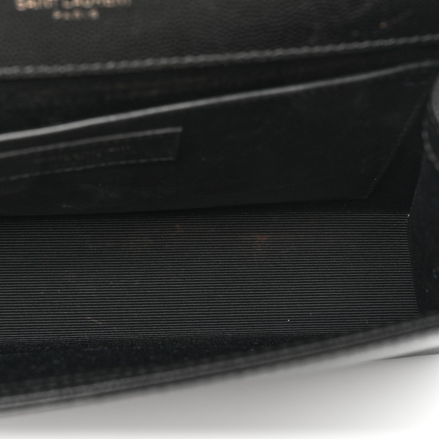 Saint Laurent Grain De Poudre Medium Classic Monogram Monochrome Kate Satchel Black 9 of 18