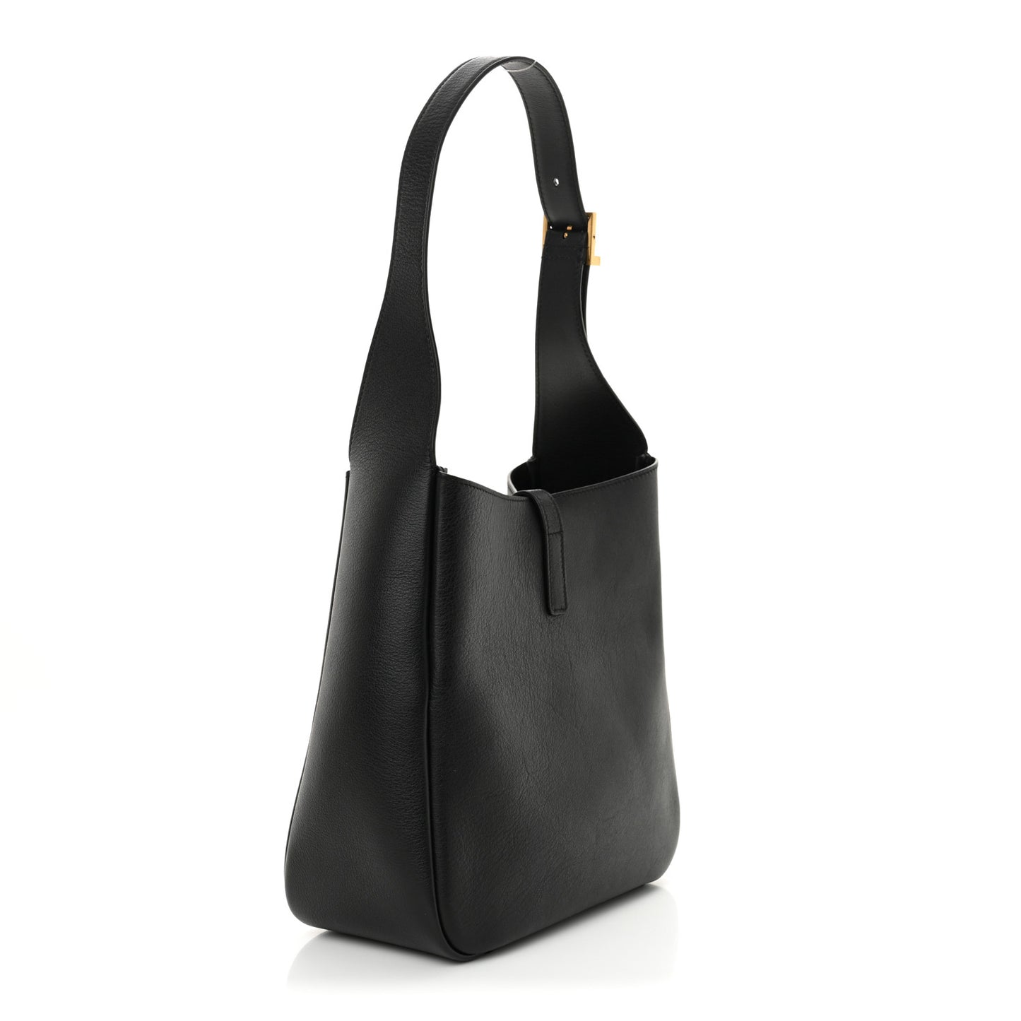 Grained Calfskin Small Le 5 A 7 Soft Hobo Black