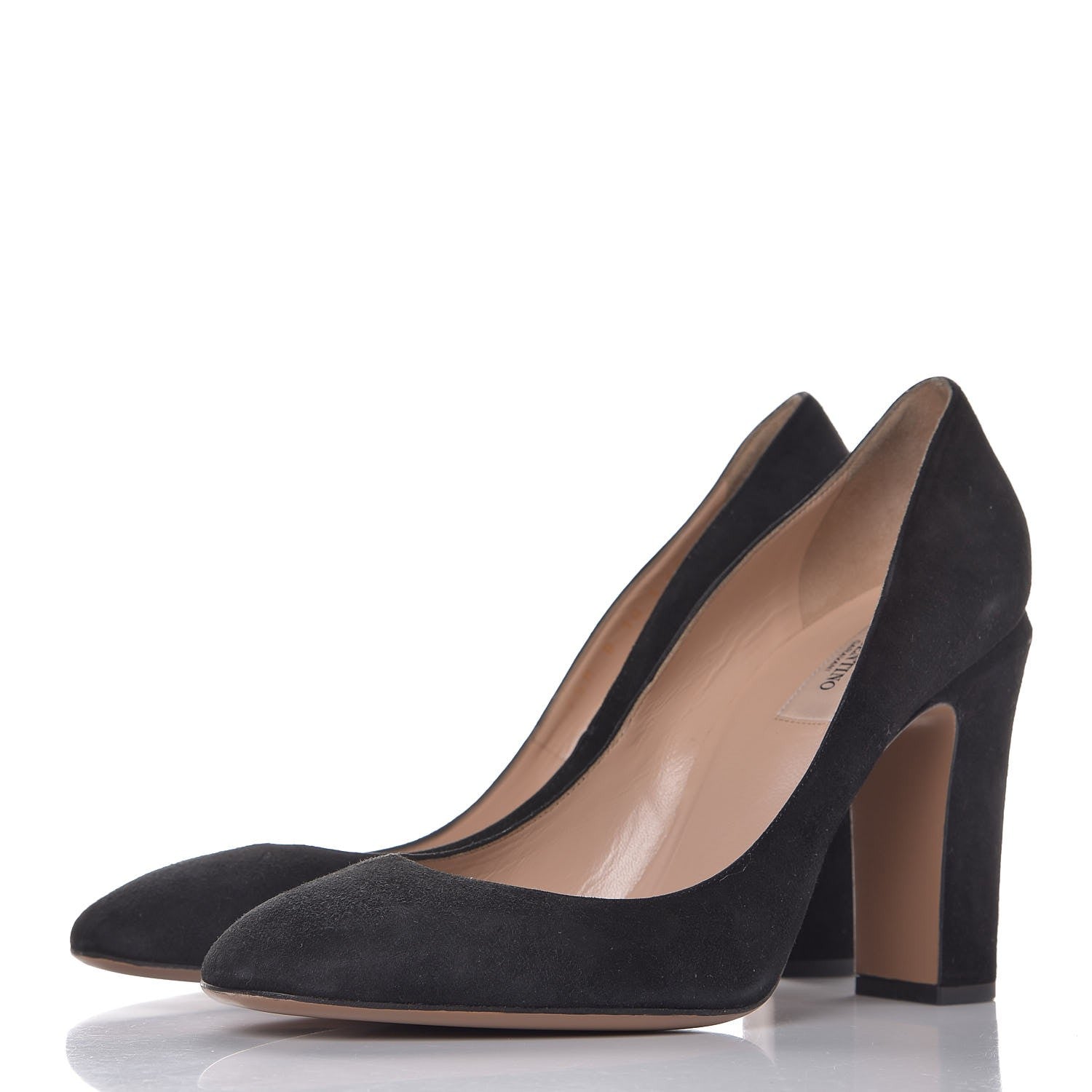 Valentino Garavani Suede Tan-Go Mary Jane 100mm Pumps 40 Black 2 of 9