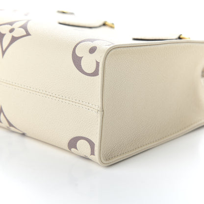 Louis Vuitton Empreinte Monogram Giant Onthego PM Creme Bois De Rose 8 of 10