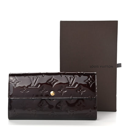 Louis Vuitton Vernis Sarah Wallet Amarante 8 of 8