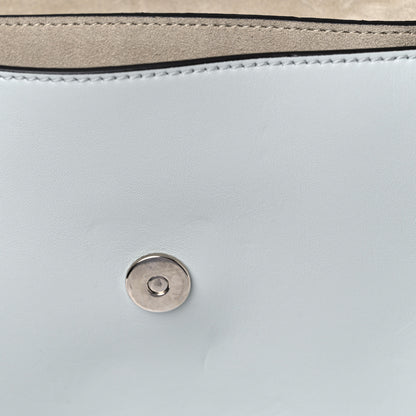 Chloe Calfskin Suede Medium Faye Shoulder Bag Airy Grey 11 of 17