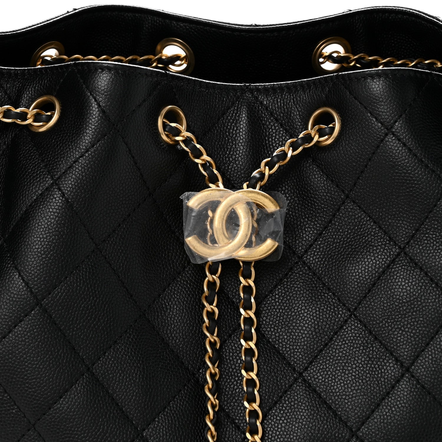 Chanel Caviar Quilted Medium Chanel 25 Handbag Black 7 of 16