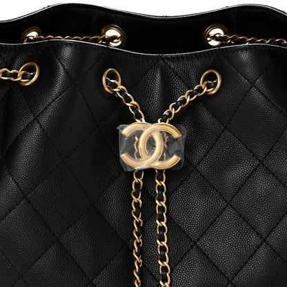Chanel Caviar Quilted Medium Chanel 25 Handbag Black 7 of 16
