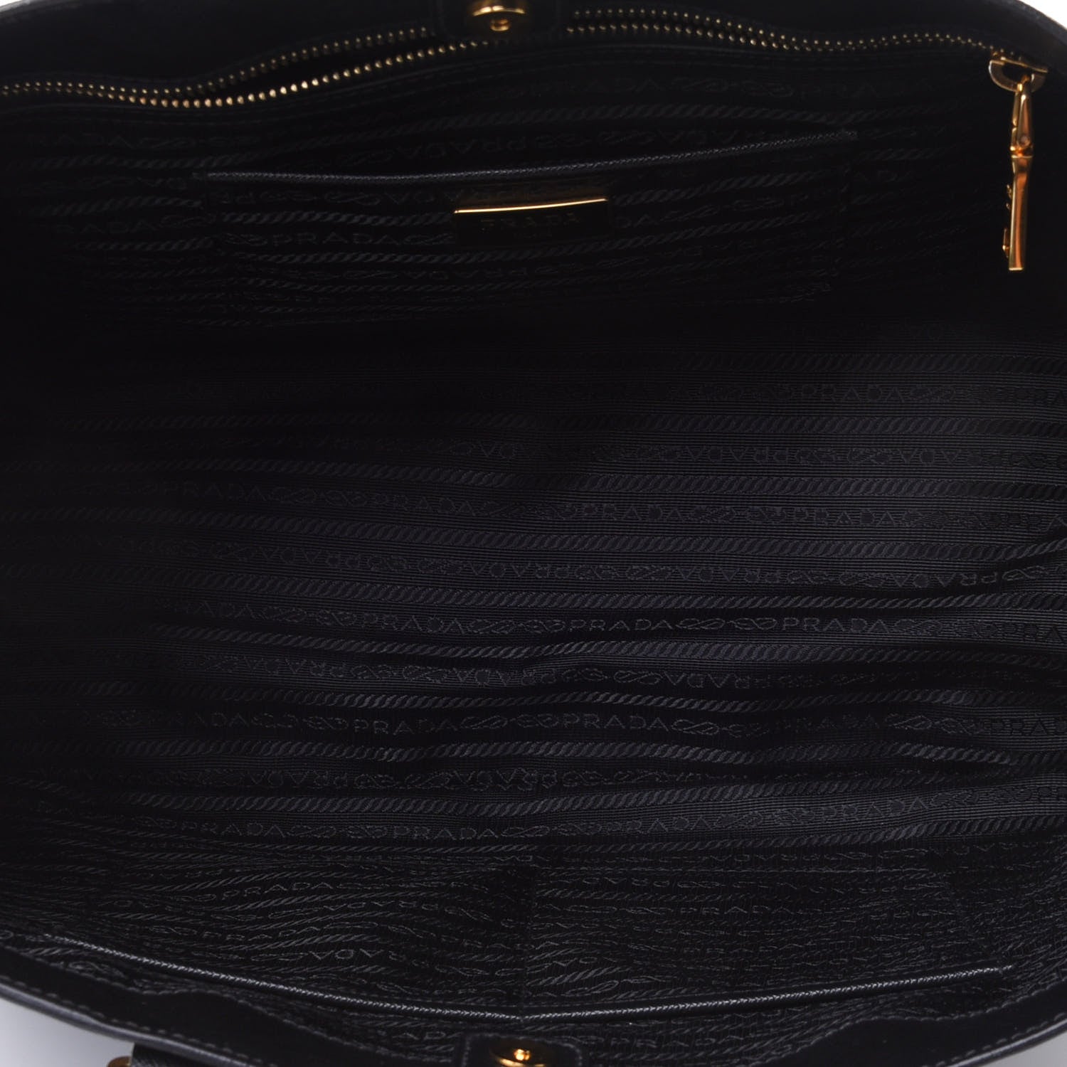 Prada Saffiano Lux Large Tote Black 4 of 4