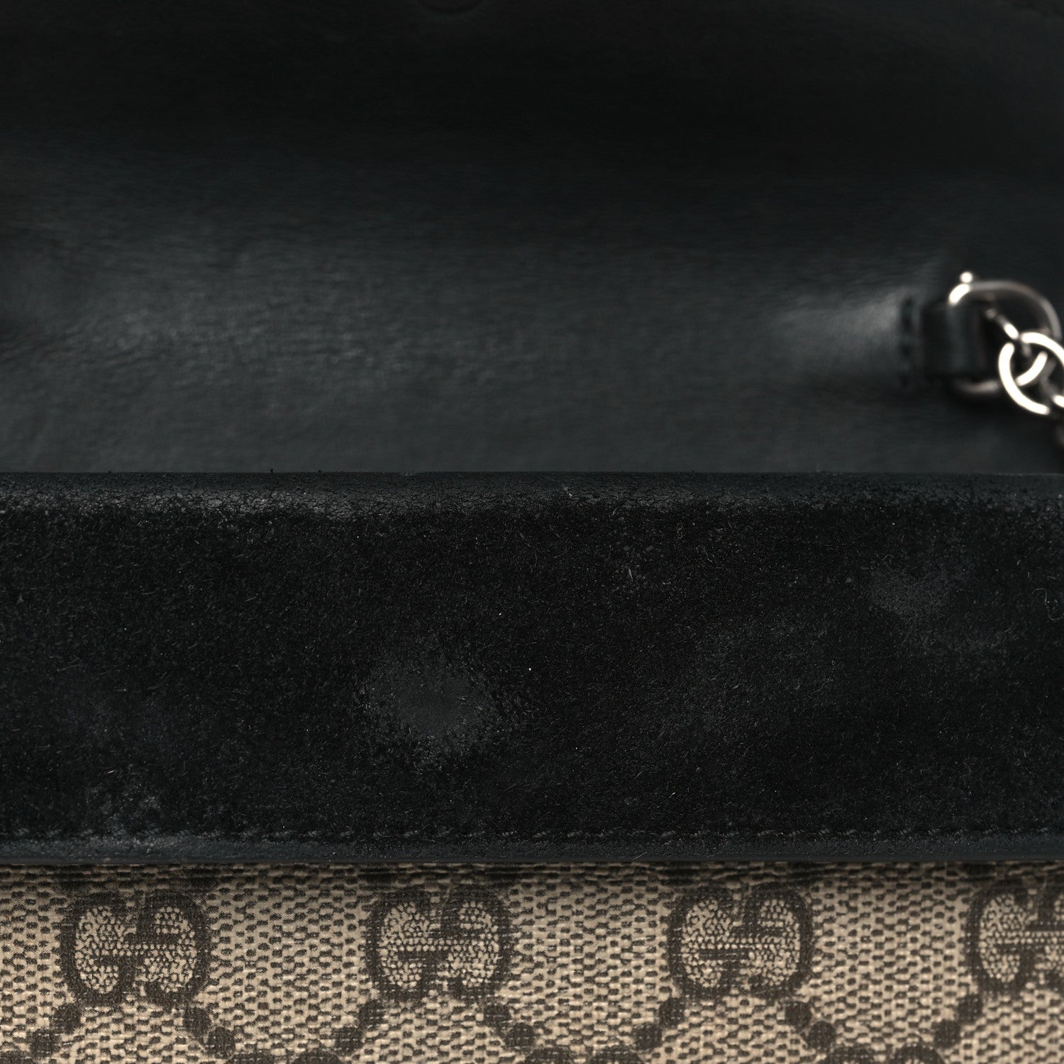 Gucci GG Supreme Monogram Super Mini Dionysus Shoulder Bag Black 11 of 12