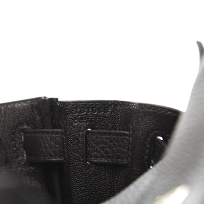 Hermes Taurillon Clemence Kelly Ado Backpack Black 8 of 10