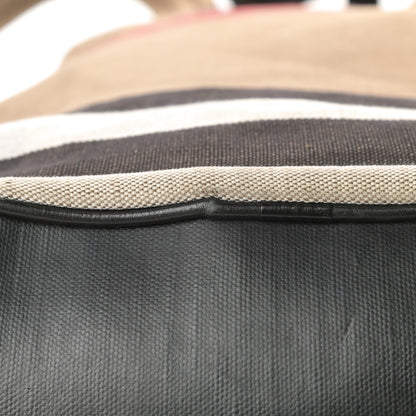 Burberry Canvas Mega Check Doran Backpack Black 14 of 17