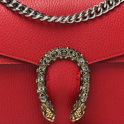 Gucci Dollar Calfskin Swarovski Crystal Small Dionysus Shoulder Bag Hibiscus Red 10 of 12