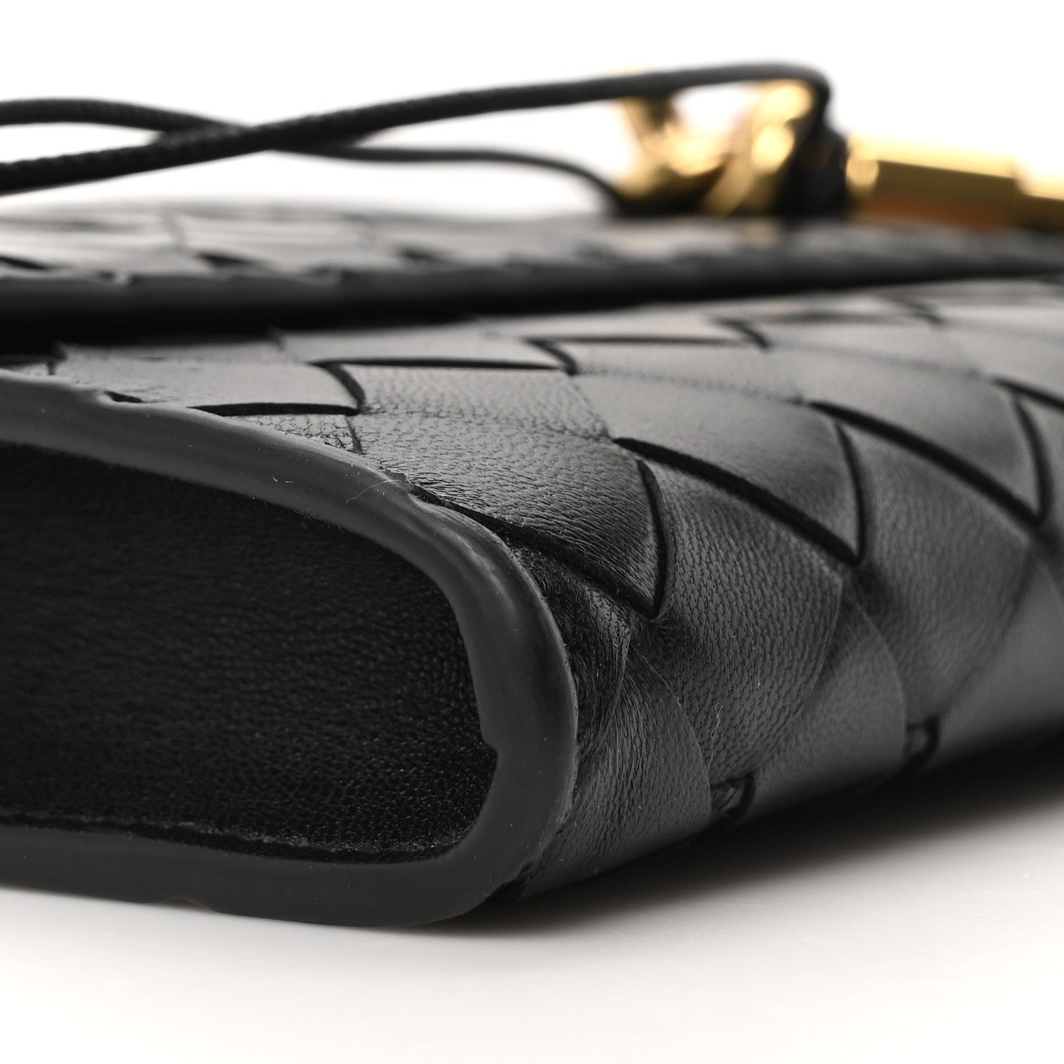 Bottega Veneta Nappa Intrecciato Long Andiamo Top Handle Clutch Black 8 of 9