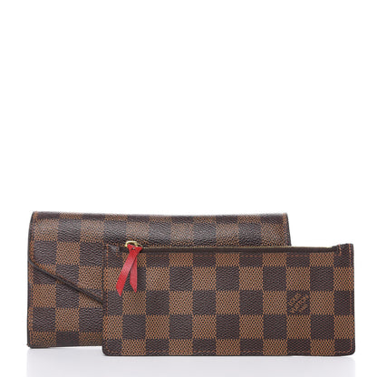 Louis Vuitton Damier Ebene Josephine Wallet Red 13 of 14
