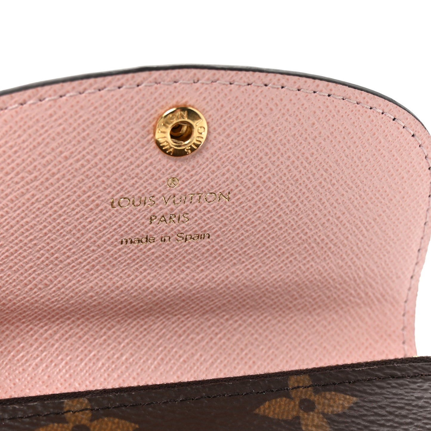 Monogram Rosalie Coin Purse Rose Ballerine
