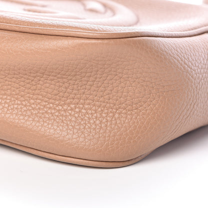 Gucci Pebbled Calfskin Small Soho Disco Bag Rose Beige 10 of 10