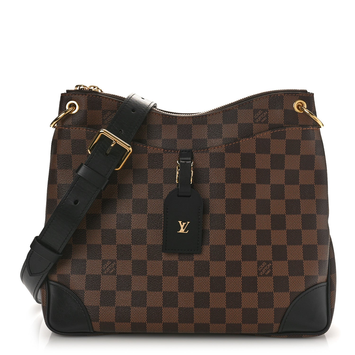 Louis Vuitton Damier Ebene Odeon MM Black 1 of 7