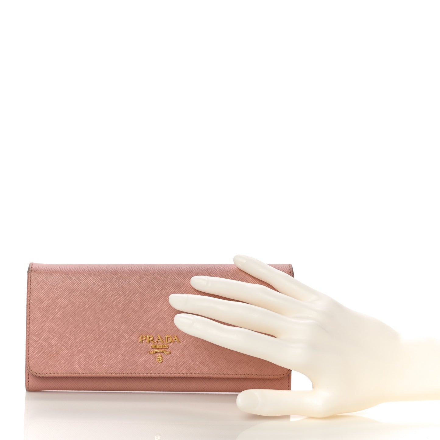 Saffiano Metal Continental Flap Wallet Orchidea