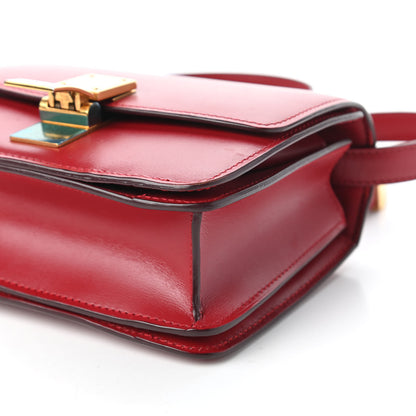 Celine Smooth Calfskin Small Classic Box Flap Bag Red 7 of 13