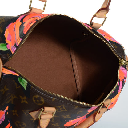 Louis Vuitton Monogram Roses Speedy 30 5 of 7