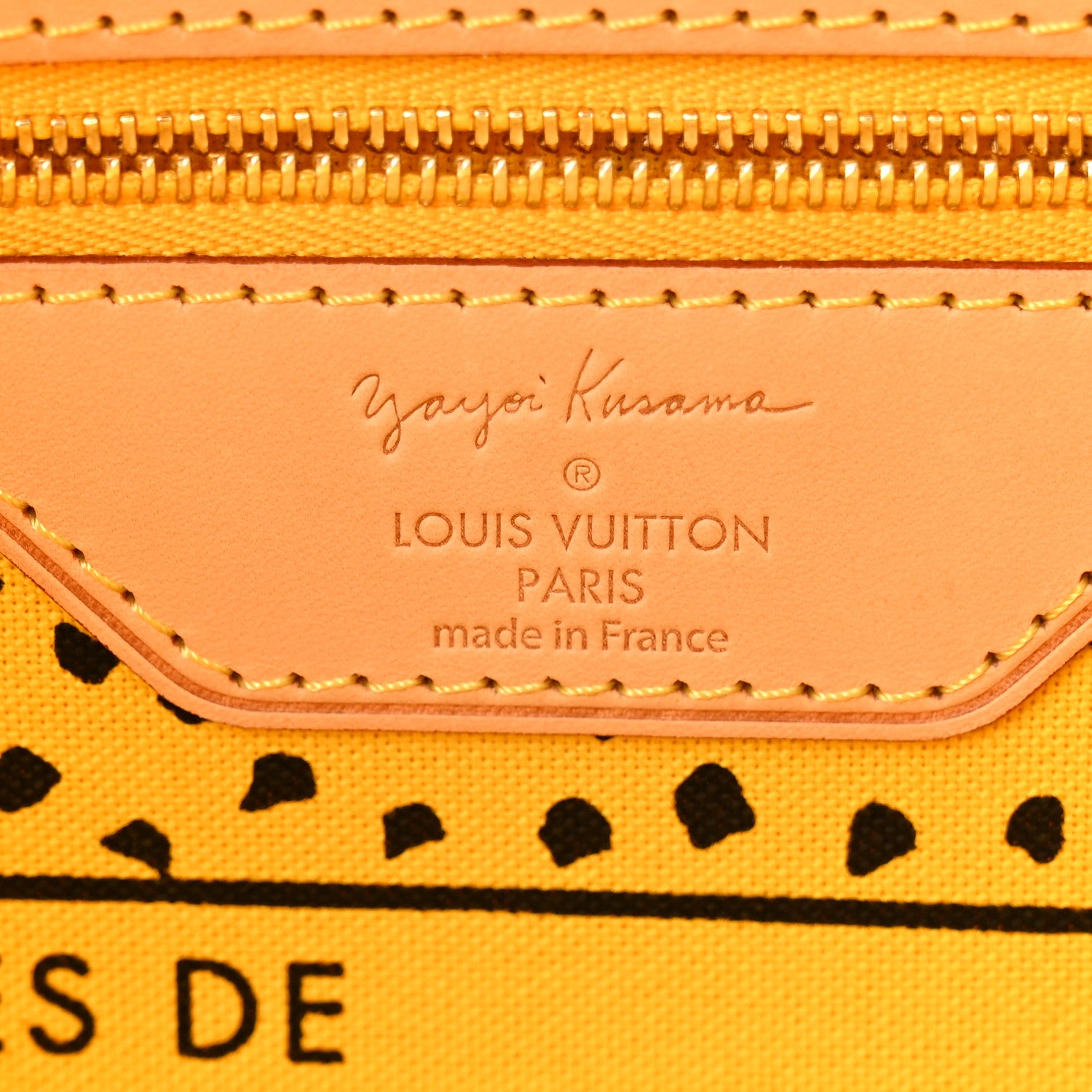 Louis Vuitton Monogram Kusama Waves Neverfull MM Yellow 6 of 12