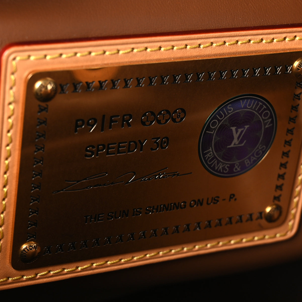 Calfskin Monogram Speedy P9 Bandouliere 30