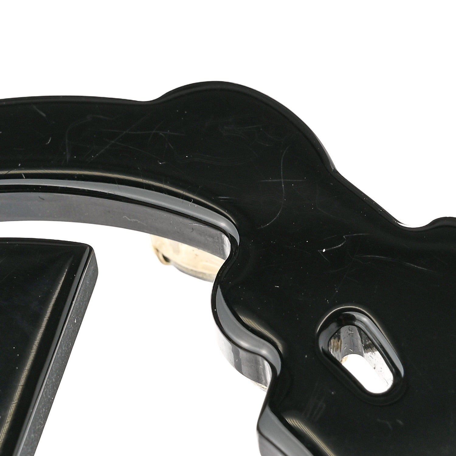Gucci Wood Interlocking GG Key Charm Black 5 of 5