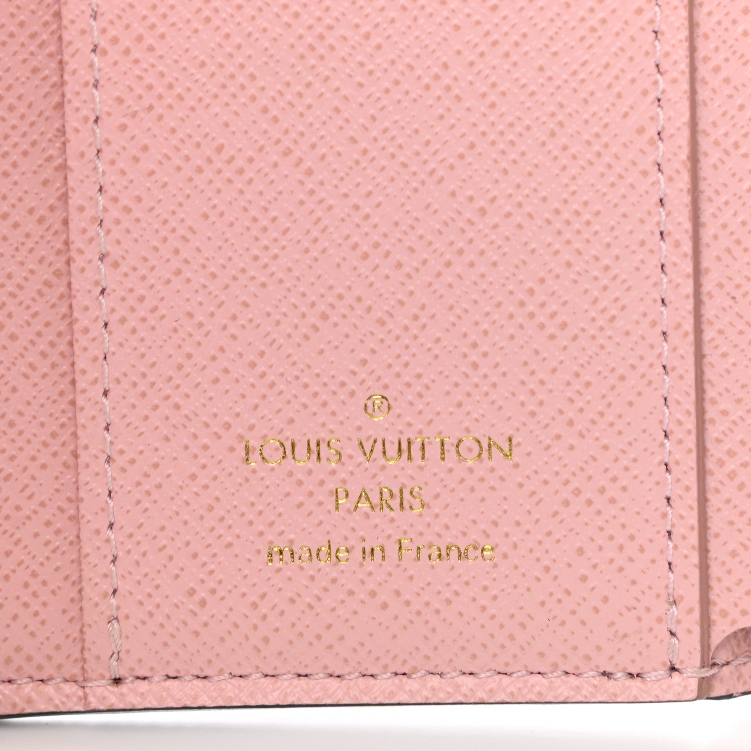 Louis Vuitton Damier Ebene Zoe Wallet Rose Ballerine 6 of 7