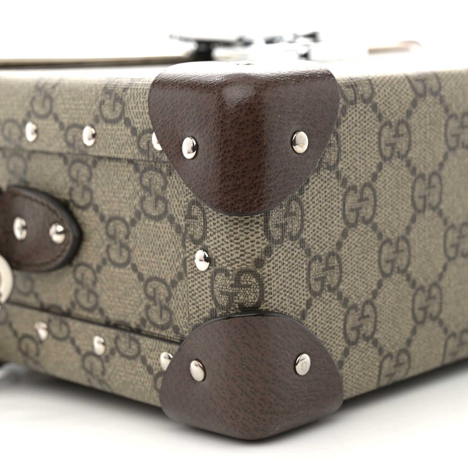 Gucci GG Supreme Monogram Globe-Trotter Beauty Case Brown 9 of 11