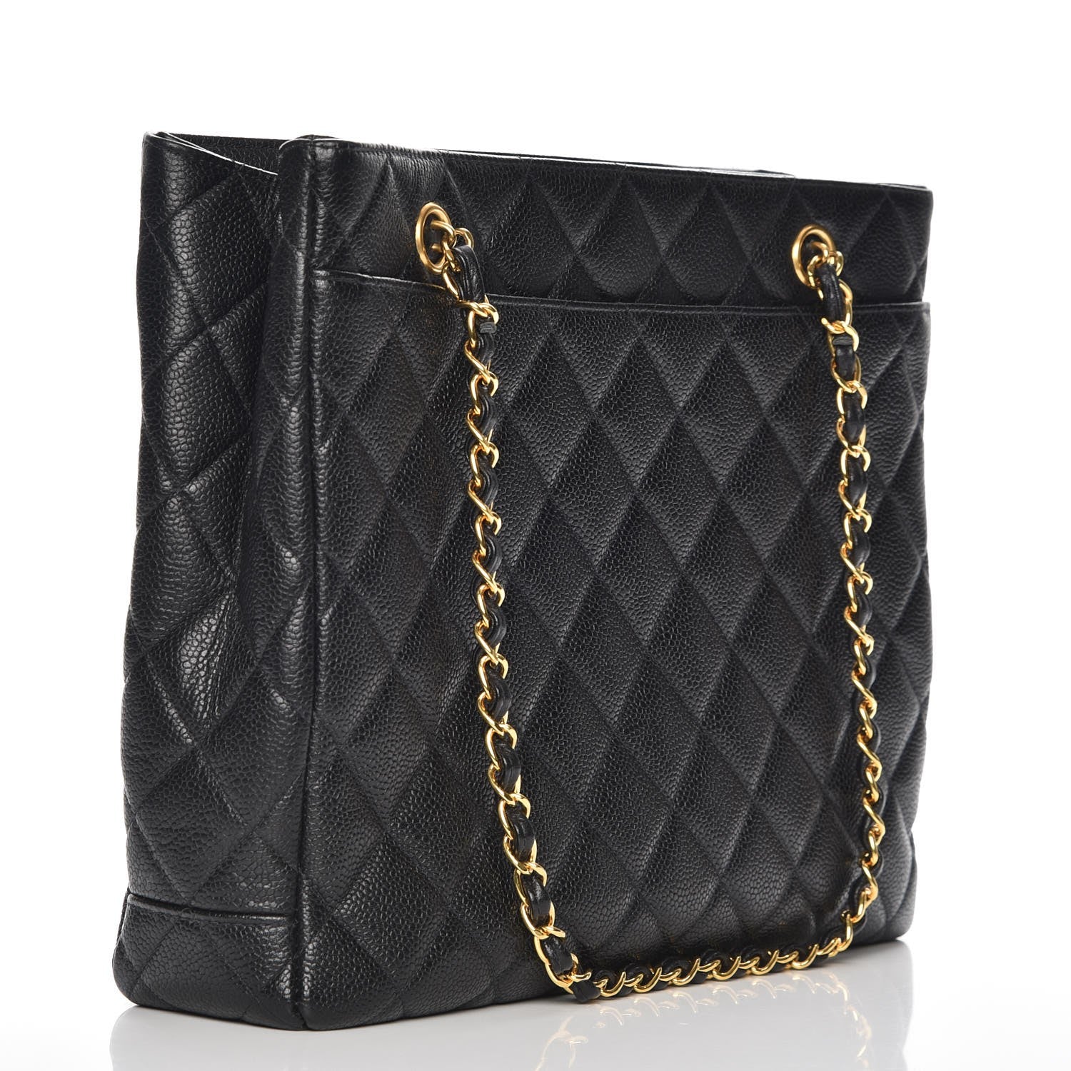 Chanel Caviar Quilted Shopper Tote Black 3 of 8