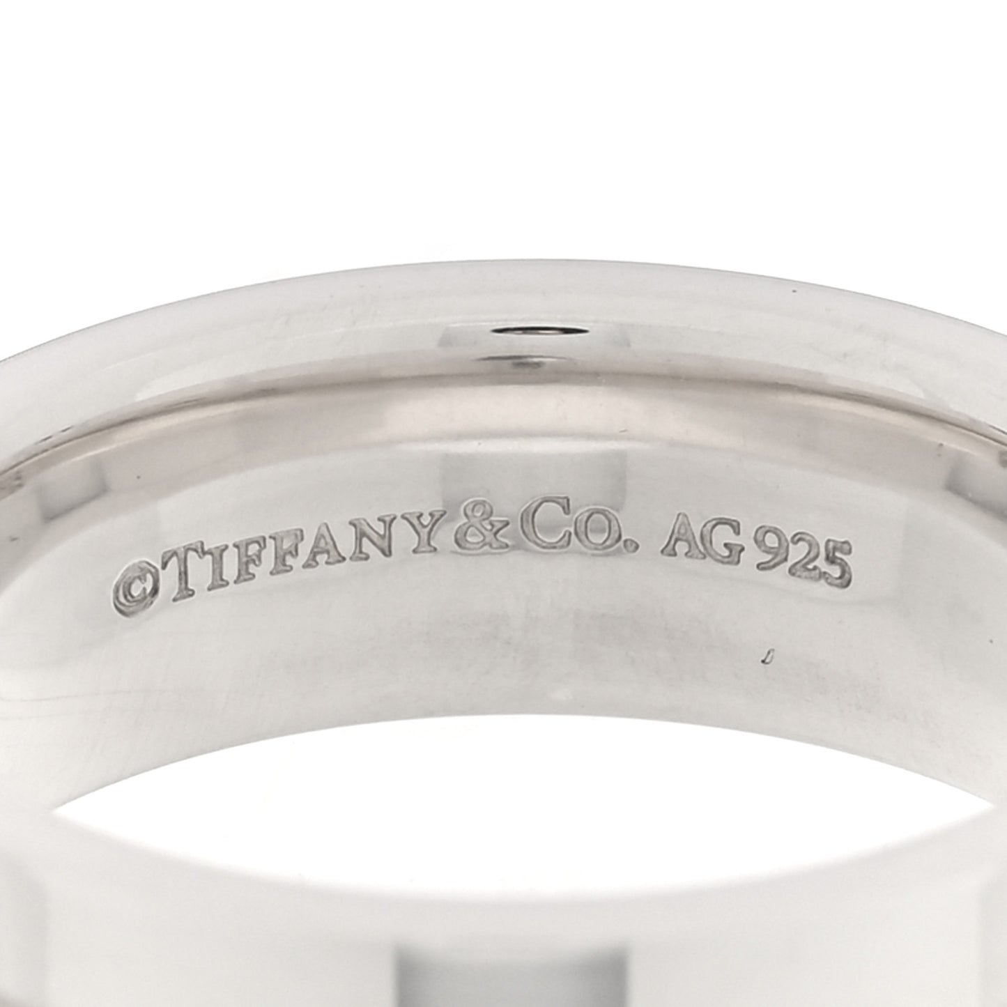 Sterling Silver T Wide Ring 49 5