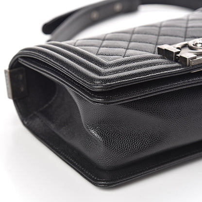 Chanel Caviar Quilted Small Boy Flap Black 9 of 11