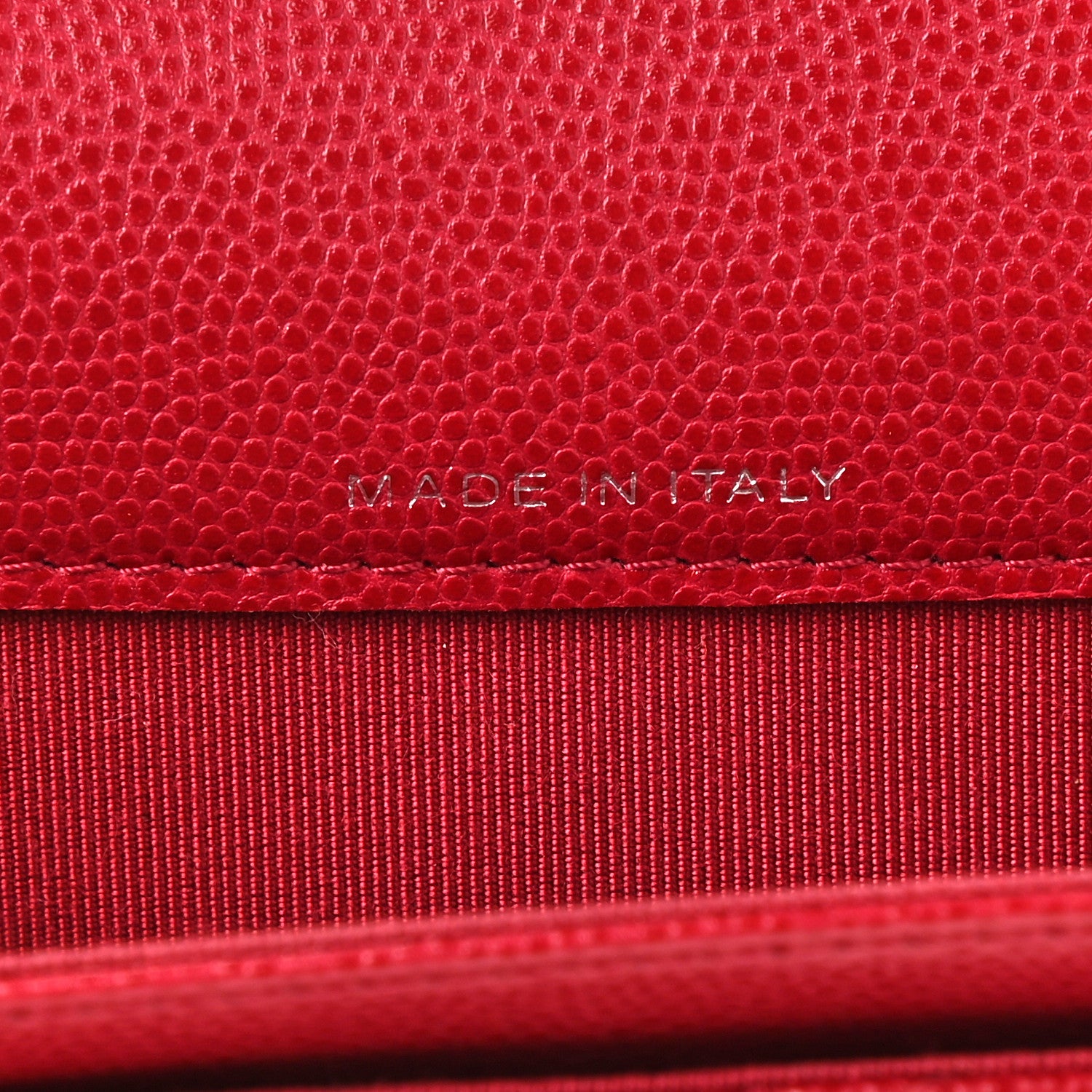 Chanel Caviar Quilted Flap Card Holder Dark Red 7 of 8