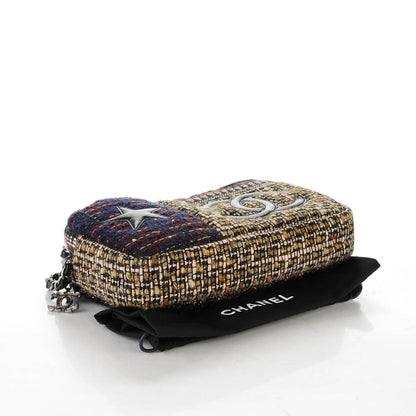 Chanel Tweed Quilted Paris Dallas CC Camera Case 4 of 7