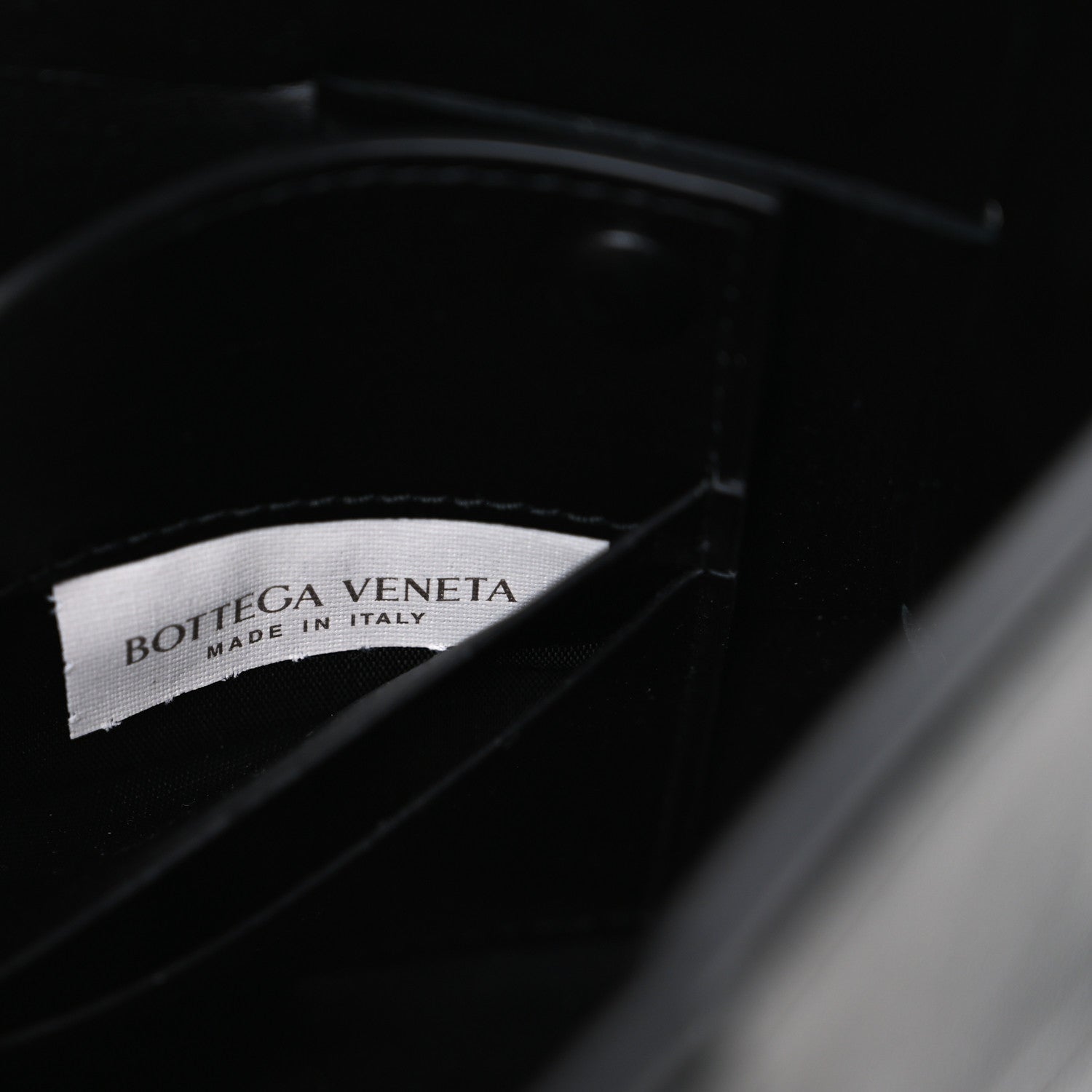 Bottega Veneta Calfskin Maxi Intrecciato Cassette Pouch On Strap Black 7 of 11