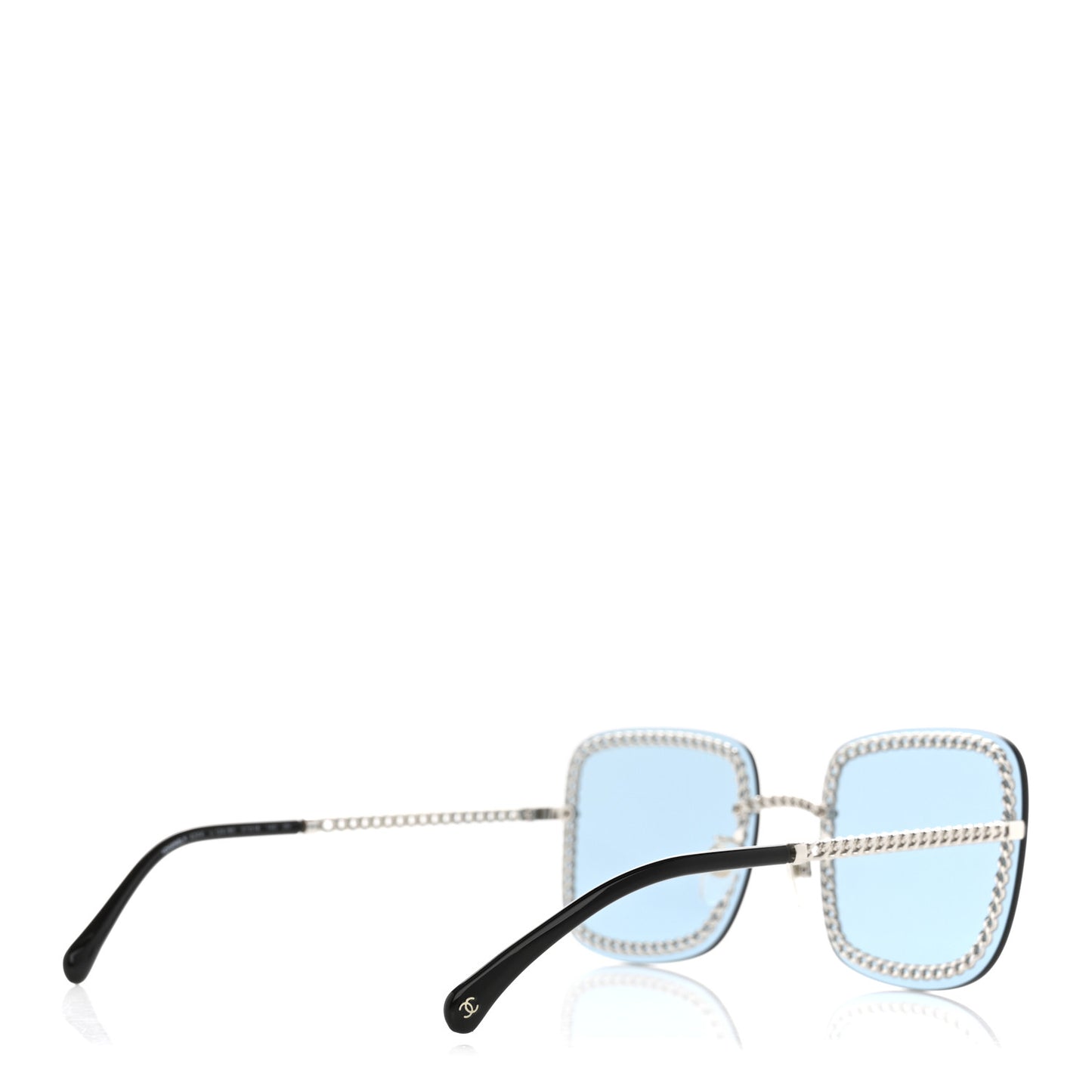 Chain Square Sunglasses 4244 Blue