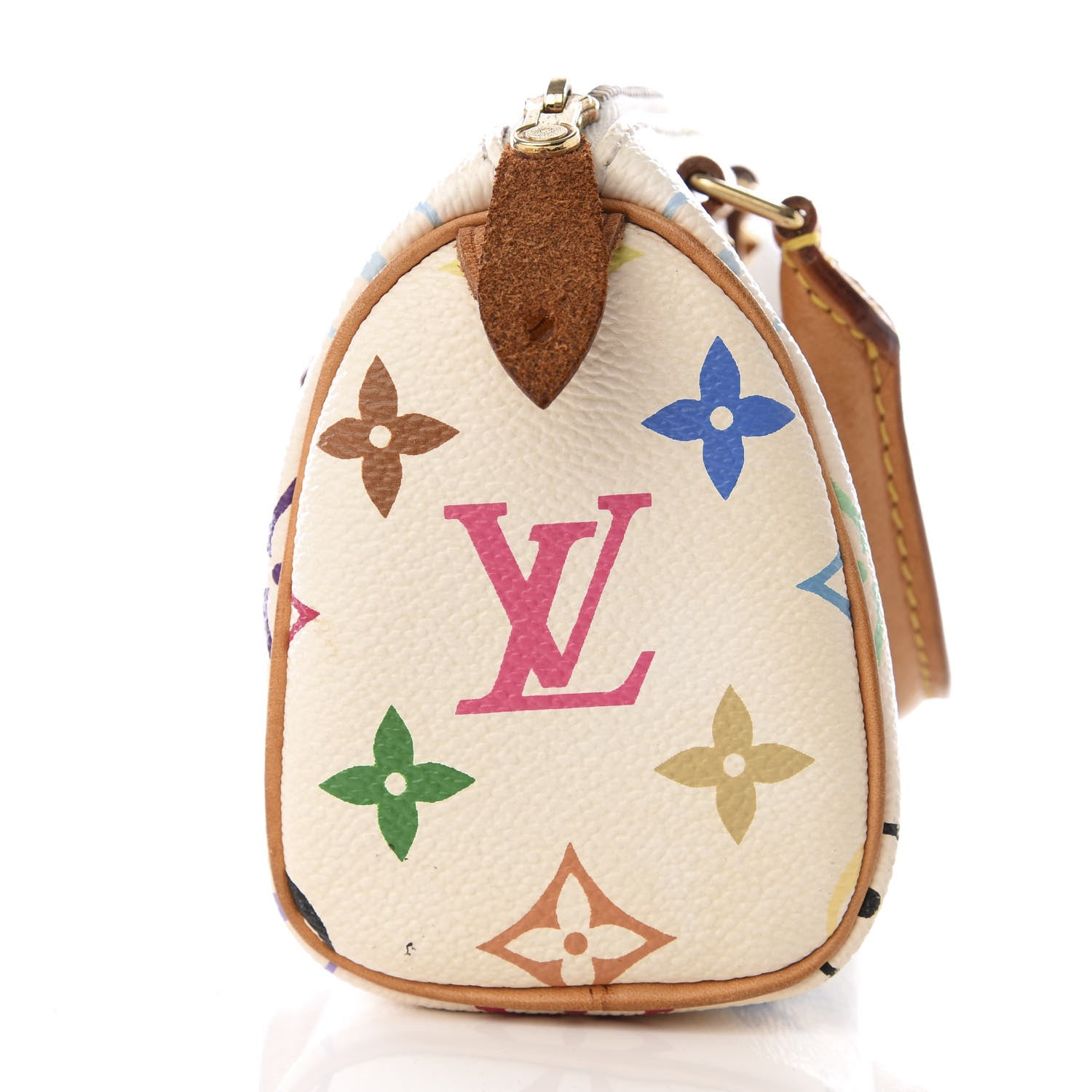 Louis Vuitton Monogram Multicolor Mini Sac HL Speedy White 8 of 8