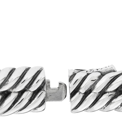 David Yurman Sterling Silver 10mm Single Loop Labyrinth Bracelet 4 of 4