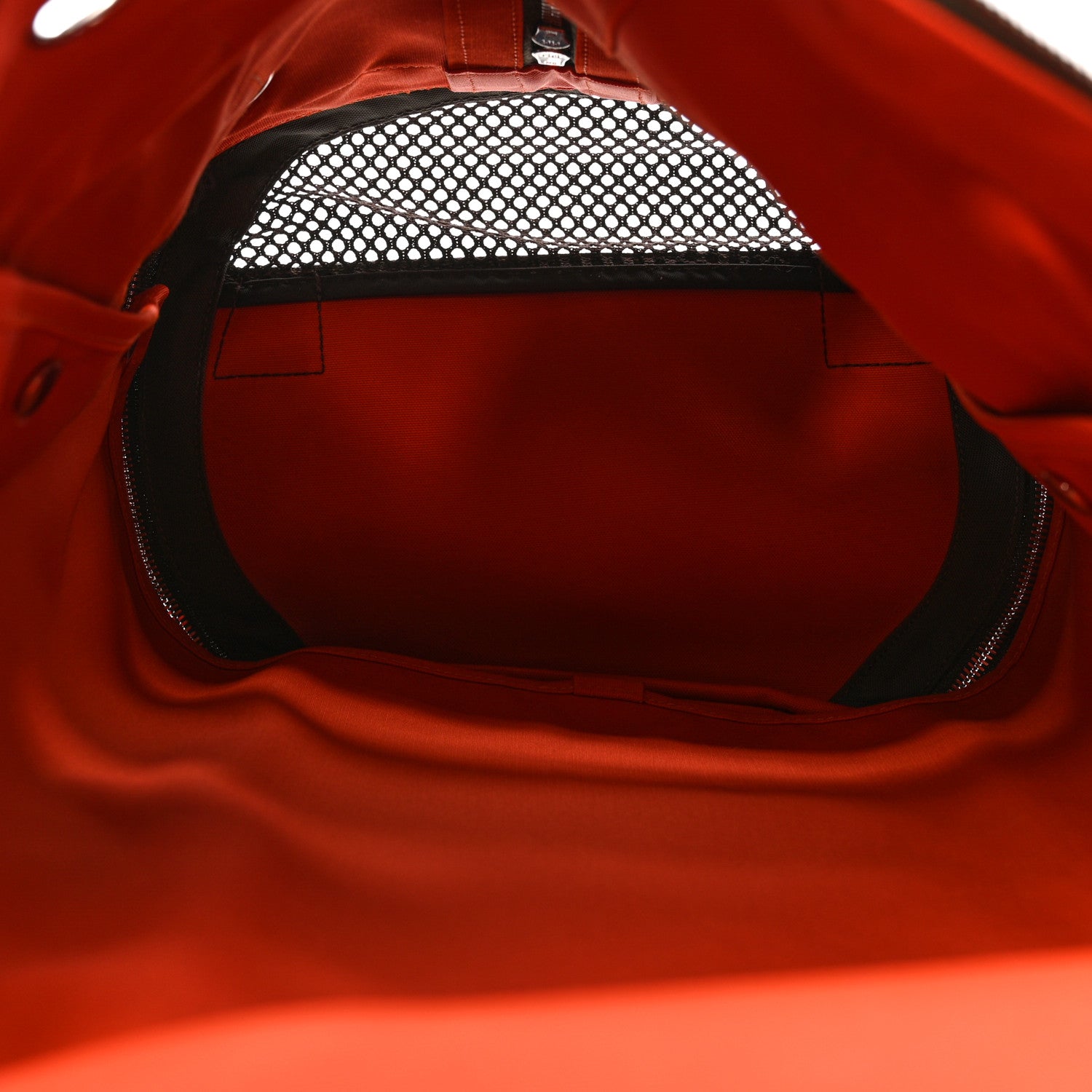 Hermes Fabric Carrying Dog Bag Kaki Feu 4 of 10