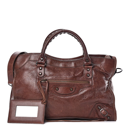 Balenciaga Agneau Classic Hardware City Chataigne 1 of 10