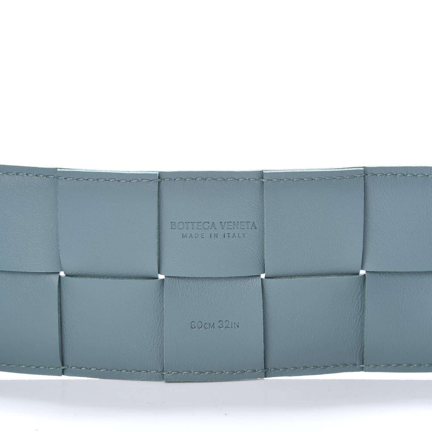 Nappa Maxi Intrecciato Wide Belt 80 32 Storm