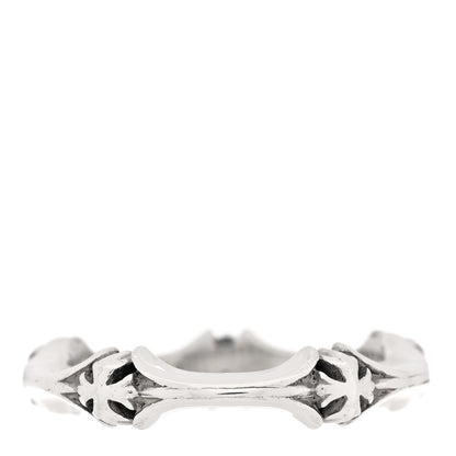 Chrome Hearts Sterling Silver Plus and Bone Ring 58 8.5 3 of 5