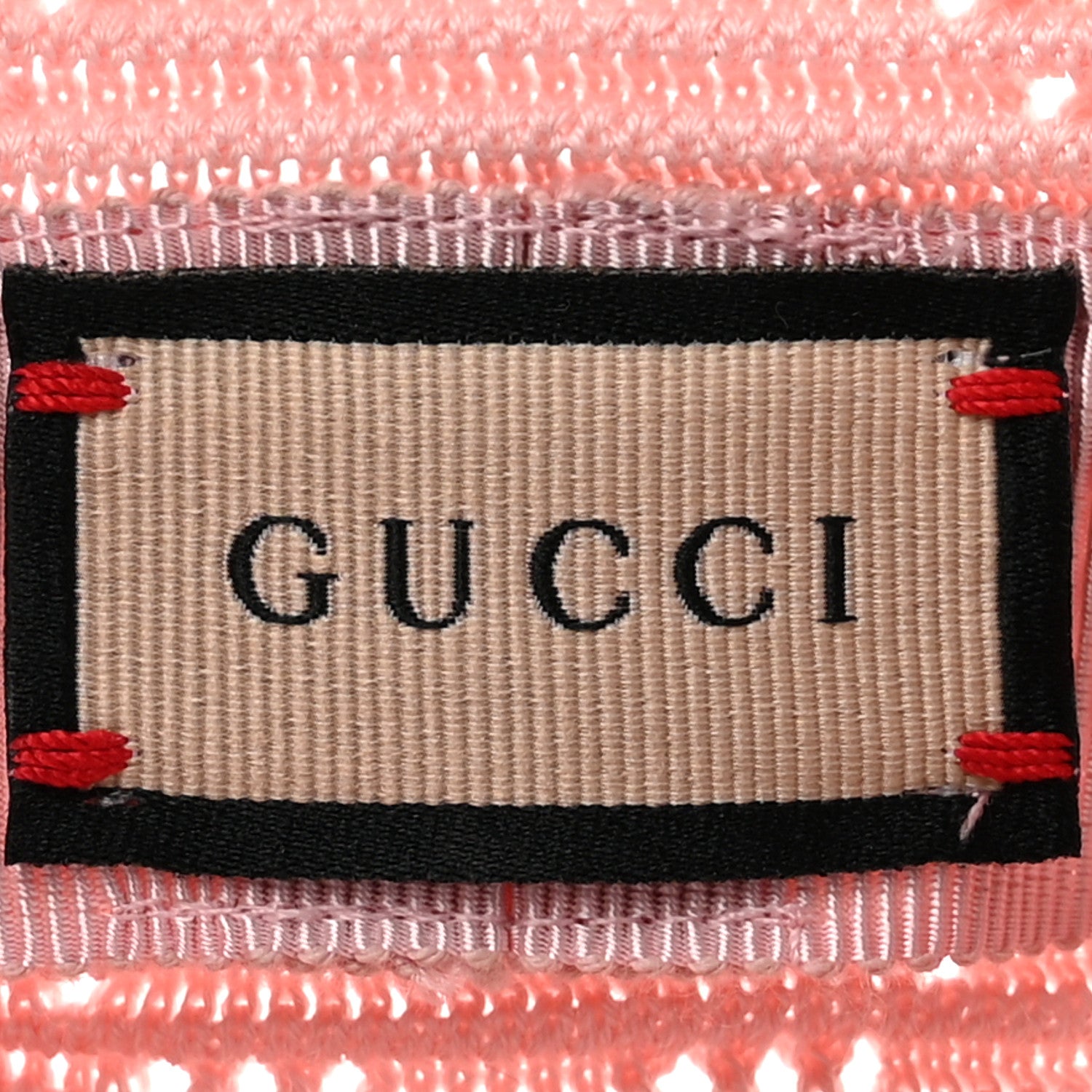 Gucci Cotton Crochet GG Monogram Bucket Hat M Pink 9 of 9