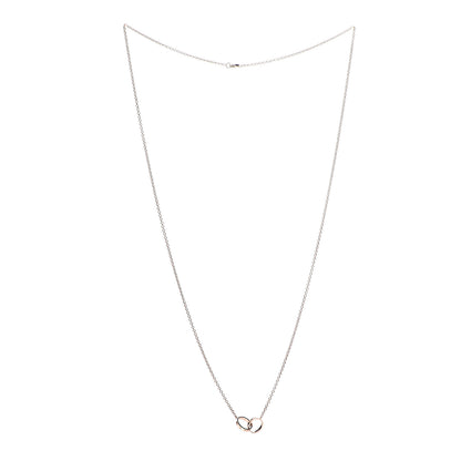Cartier 18K Pink Gold Interlocking LOVE Necklace 30 3 of 5